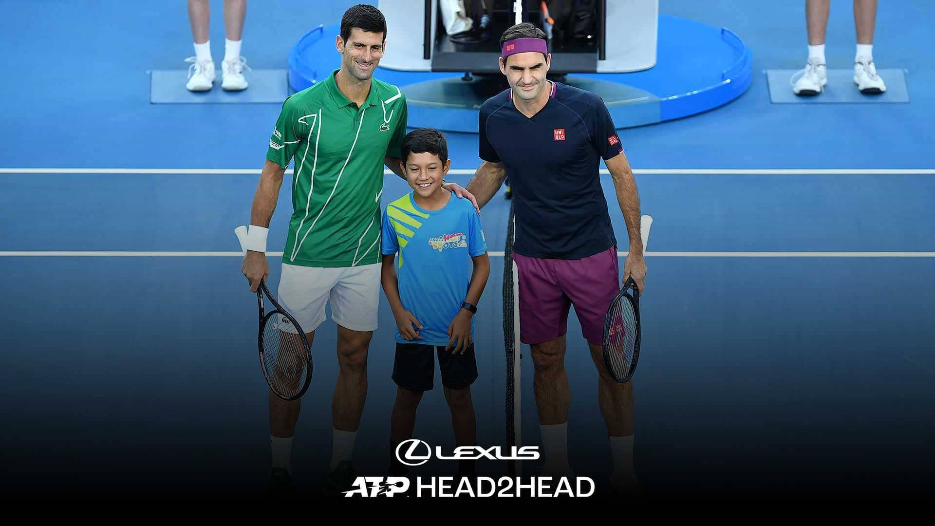 Novak Djokovic and Roger Federer played 50 times in their prolific Lexus ATP Head2Head series.