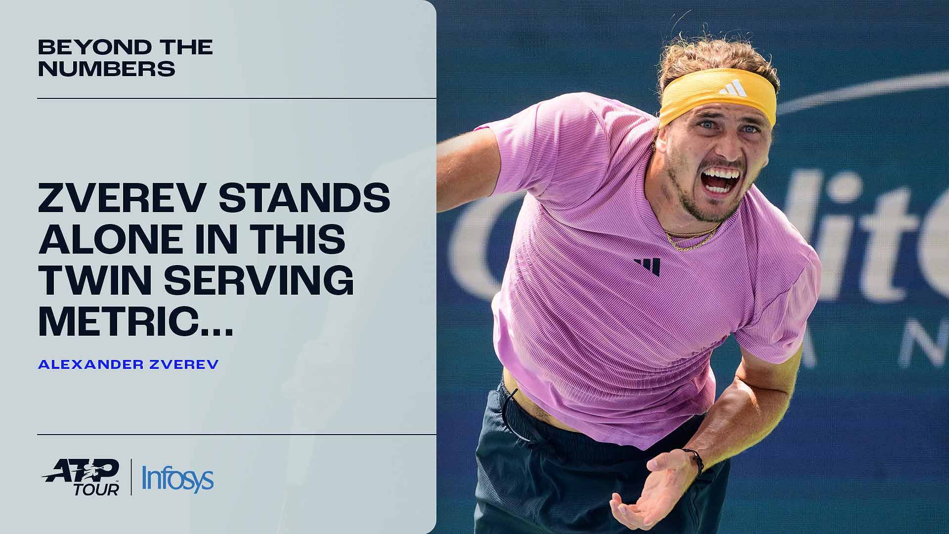 Alexander Zverev's hefty serve has helped him collect 22 tour-level titles.