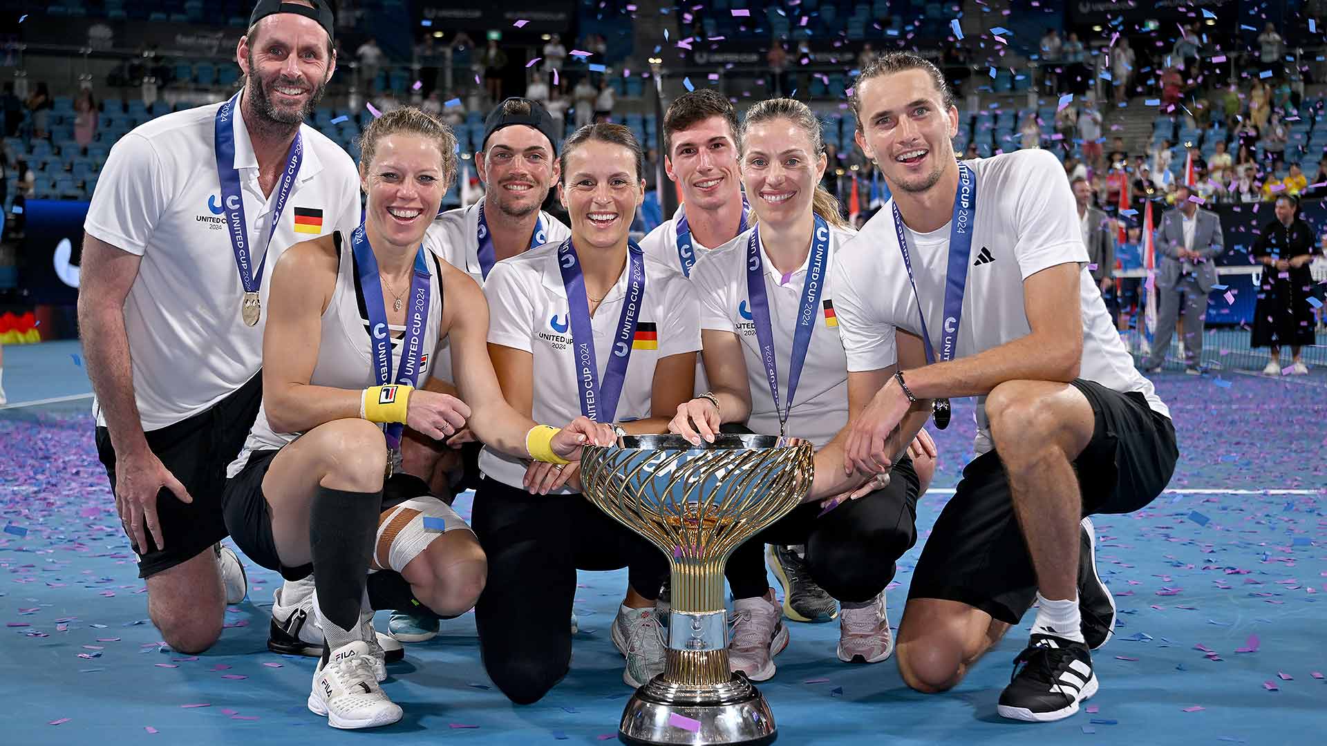 Team Germany claimed the 2024 United Cup trophy.