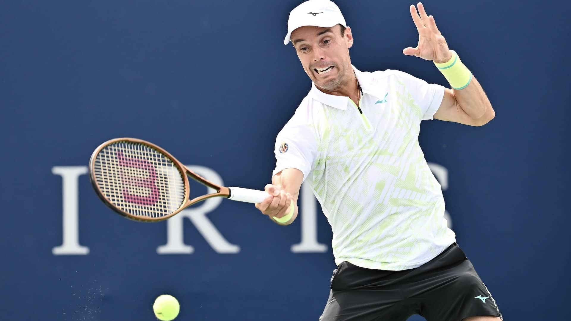 Roberto Bautista Agut, durante un partido.