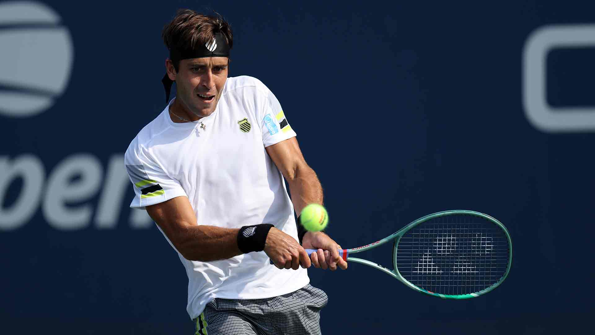 Tomás Etcheverry participa por tercera vez en el cuadro principal del US Open.