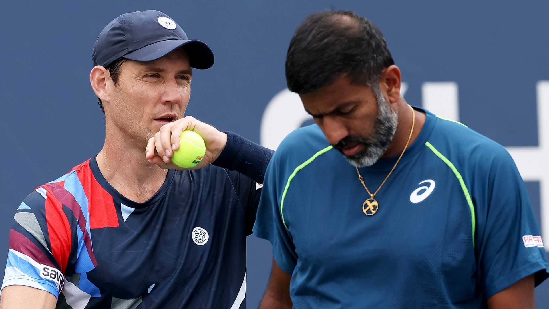 Matthew Ebden/Rohan Bopanna in action in New York.