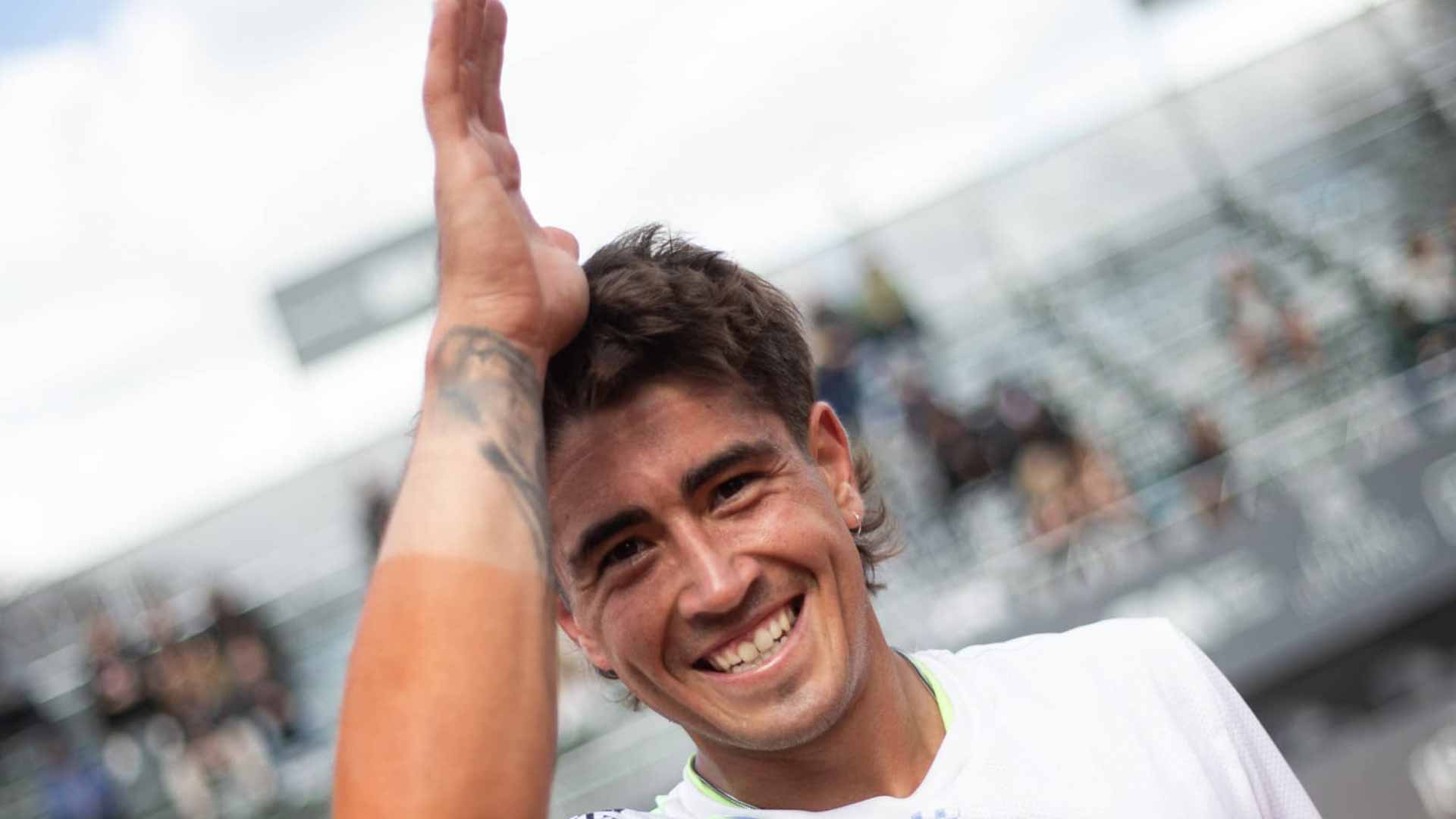<a href='https://www.atptour.com/en/players/francisco-comesana/c0df/overview'>Francisco Comesana</a> is nicknamed, 'The Shark'.