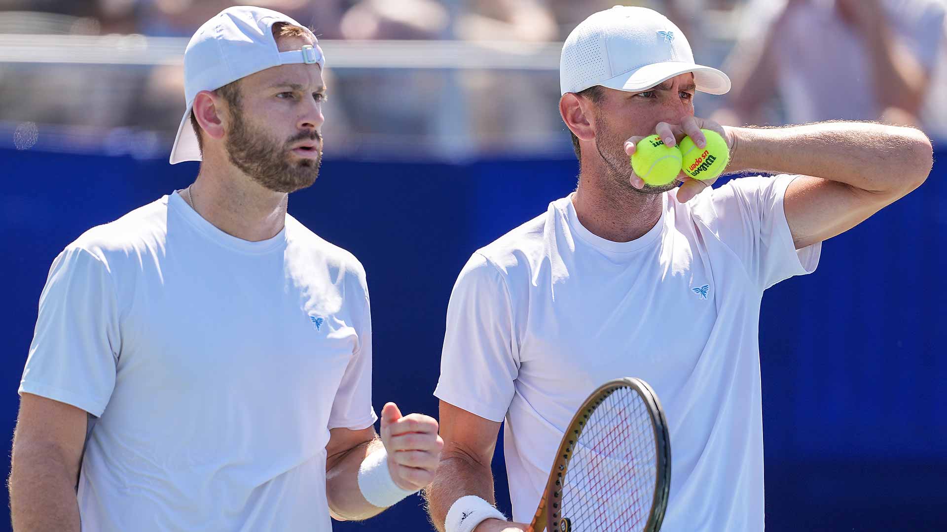 Nathaniel Lammons and Jackson Withrow have won nine ATP Tour titles together. (File photo)