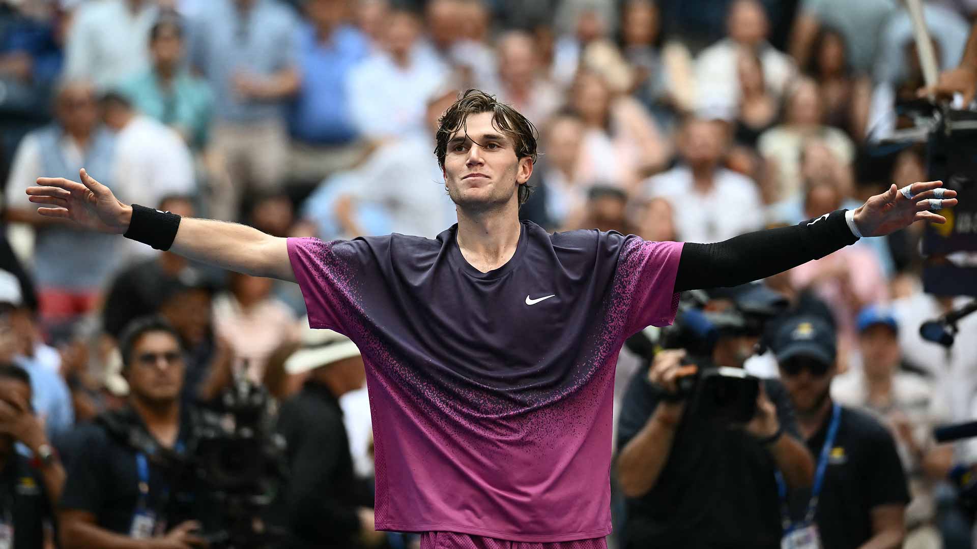 Jack Draper is into his first major semi-final at the US Open.