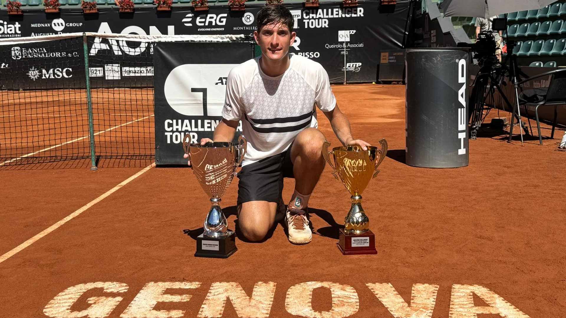 Francisco Passaro wins the 20th anniversary edition of the Genoa Challenger.