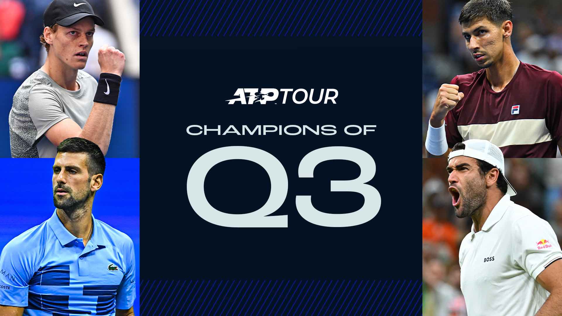ATPTour.com highlights the champions from the third quarter of the 2024 season.