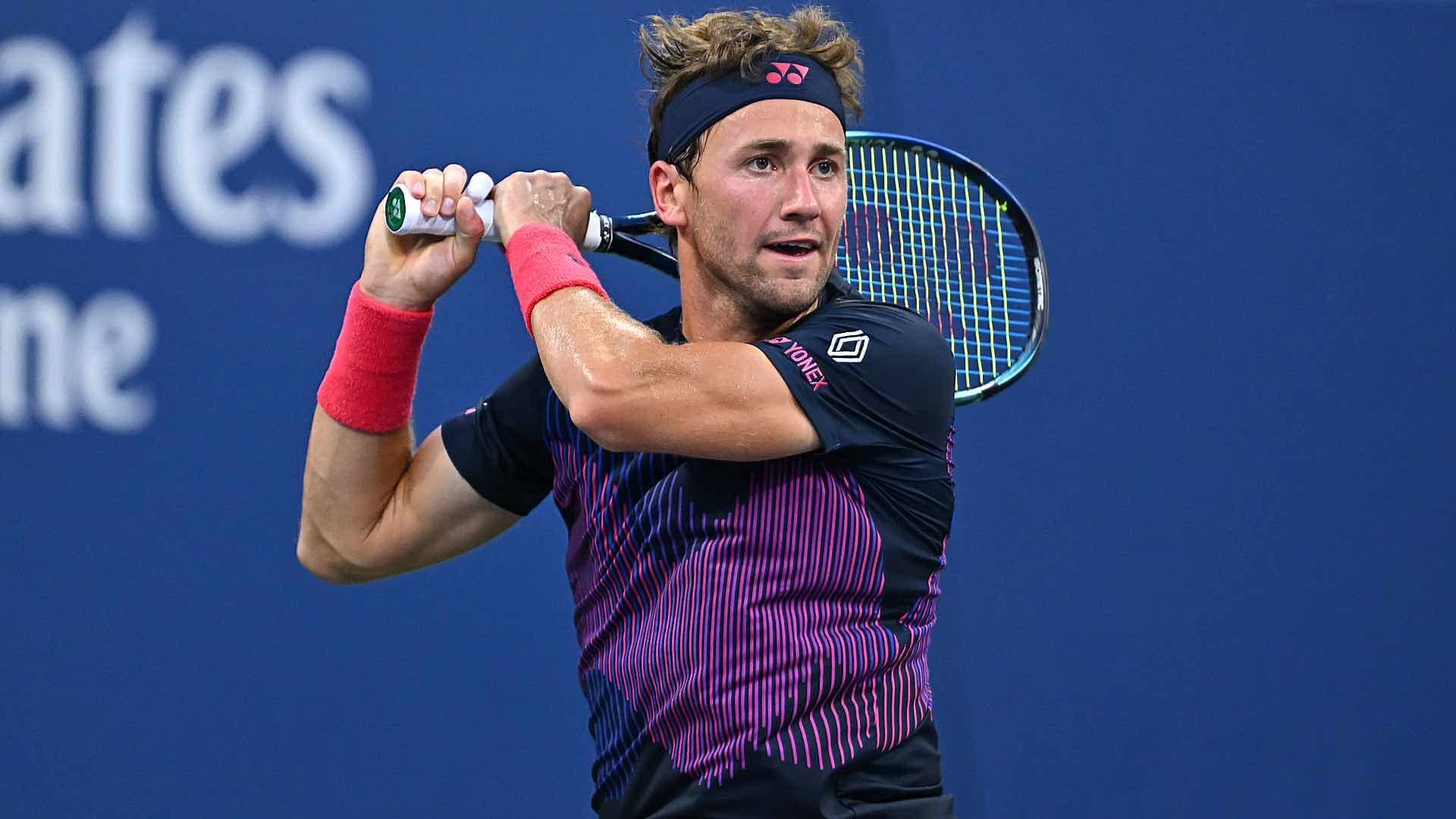 Casper Ruud reached the last 16 at the US Open this year.