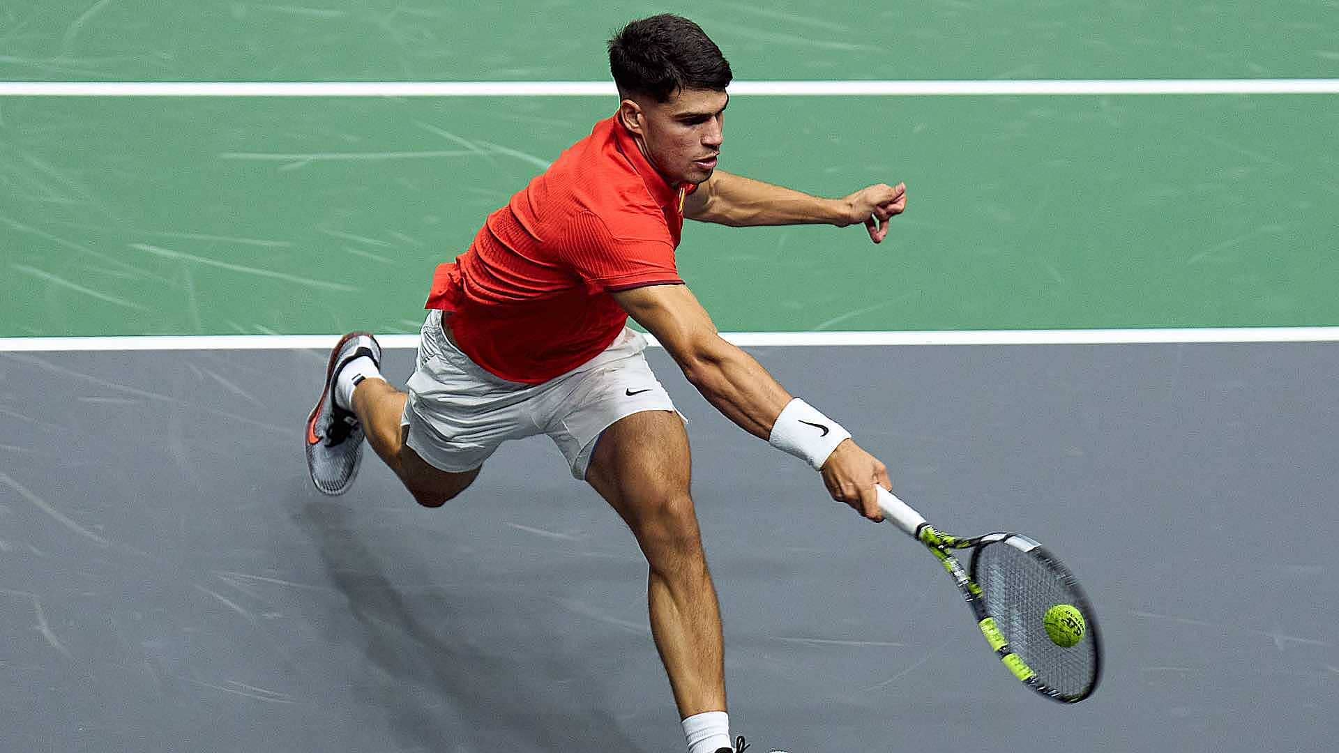Carlos Alcaraz fell to Botic van de Zandschulp in the second round at the US Open this year.
