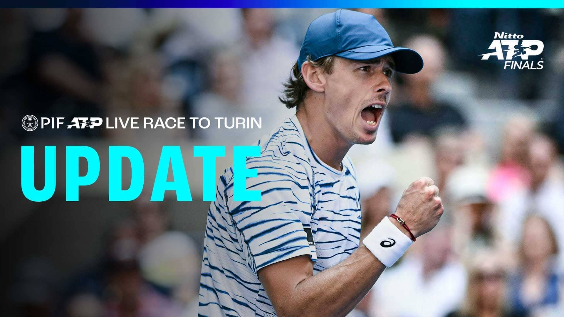 Alex de Minaur is eighth in the PIF ATP Live Race To Turin.