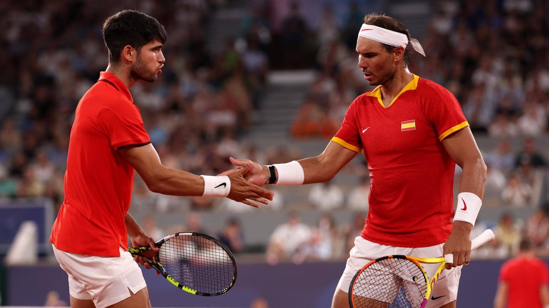 Carlos Alcaraz y Rafael Nadal hicieron dupla en los últimos Juegos Olímpicos París 2024.