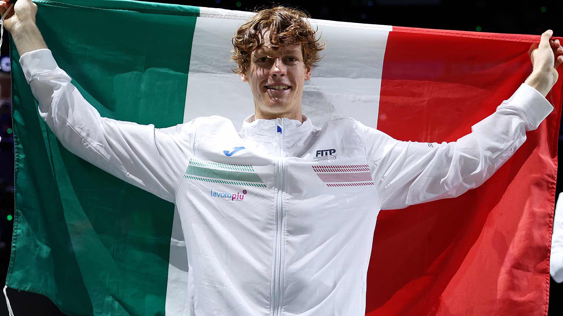 Jannik Sinner has been named to Italy's Davis Cup Final 8 team.