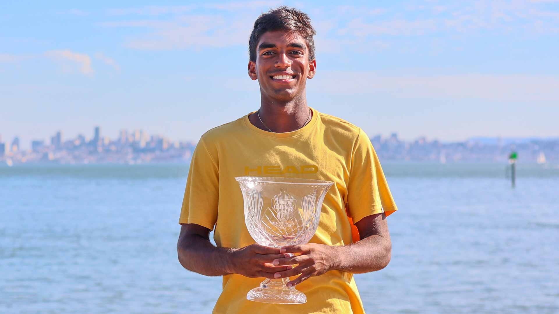 Nishesh Basavareddy wins the Tiburon Challenger.