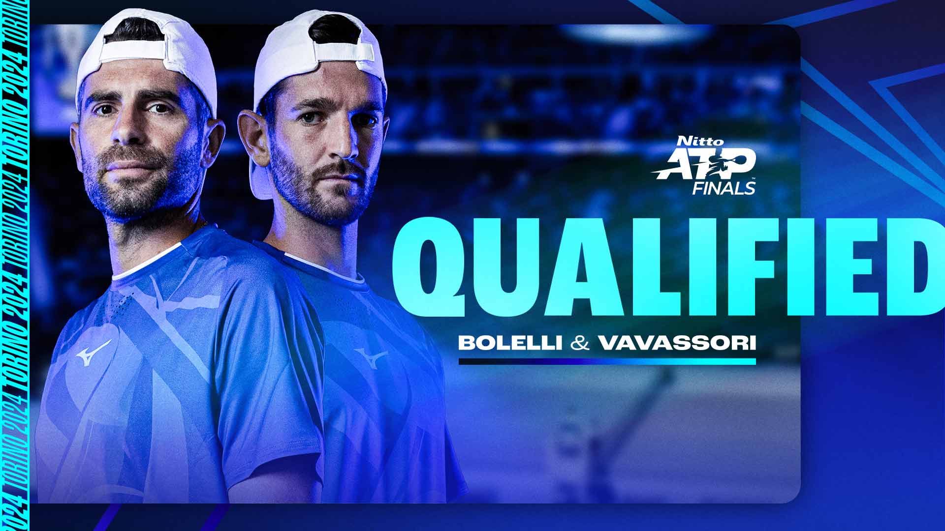 Simone Bolelli and Andrea Vavassori qualify for the season finale in their first season as a full-time team.