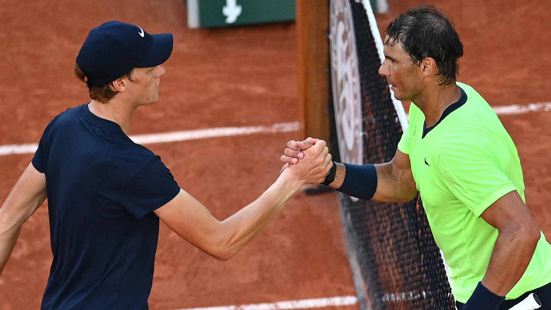 Jannik Sinner faced Rafael Nadal at Roland Garros in 2020 and again in 2021.