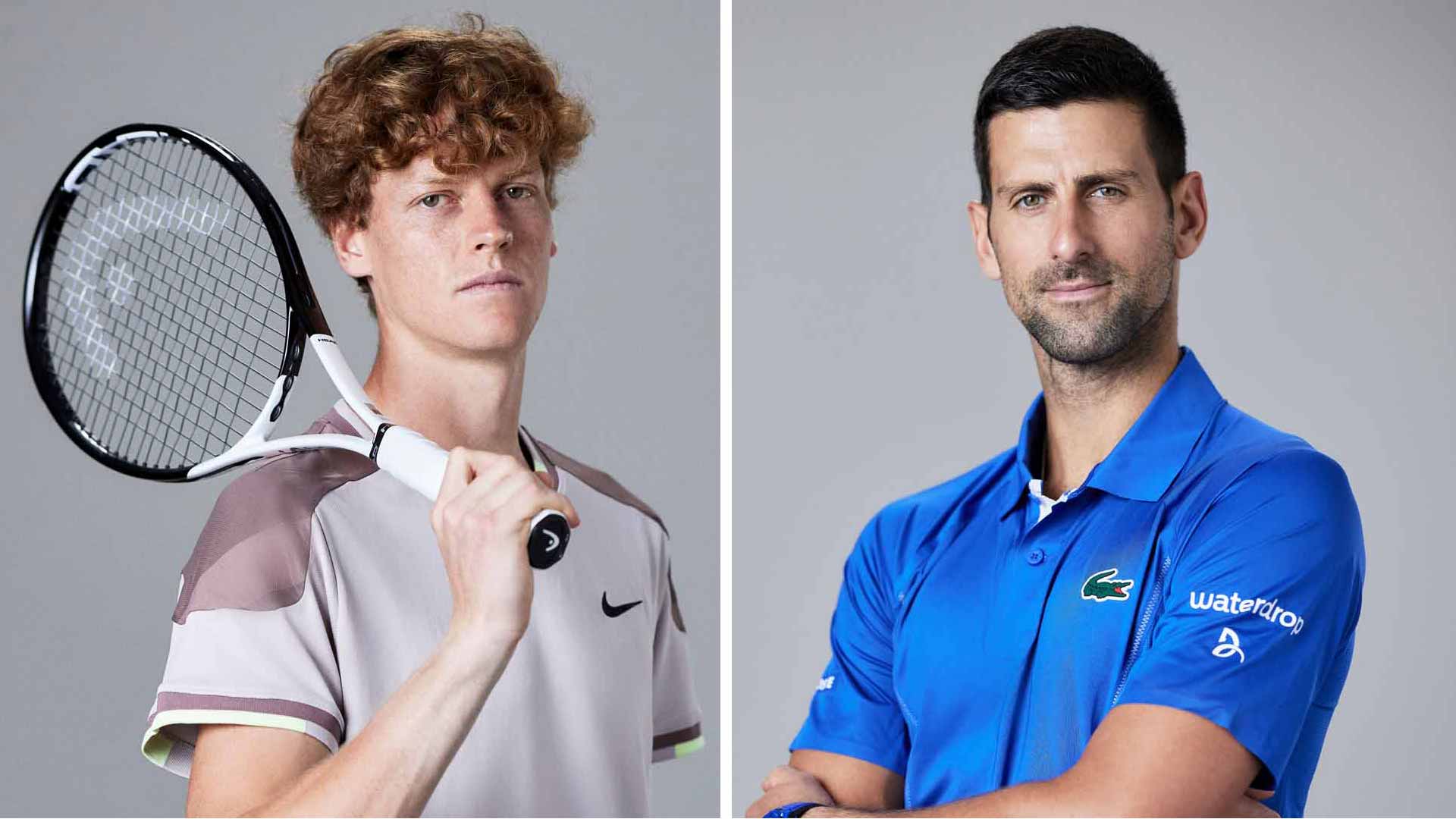 Jannik Sinner will try to level his Lexus ATP Head2Head series with Novak Djokovic at 4-4.