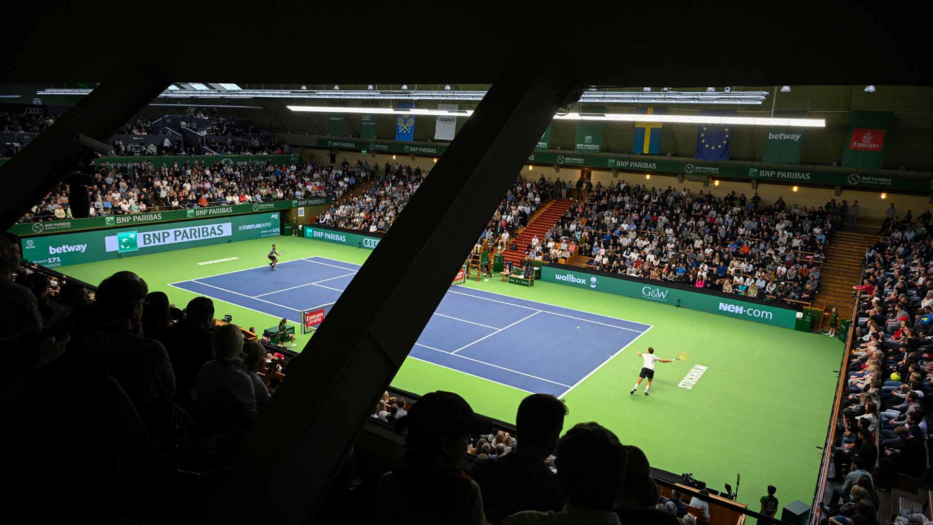 The Stockholm ATP 250 is held at the Kungliga Tennisshallen.