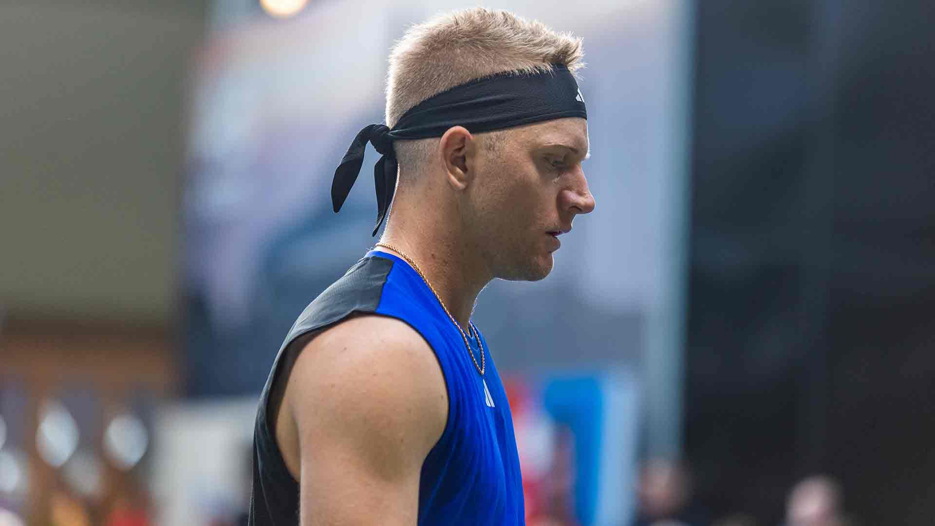 Alejandro Davidovich Fokina se estrenó este miércoles en Estocolmo con victoria ante Tirante.