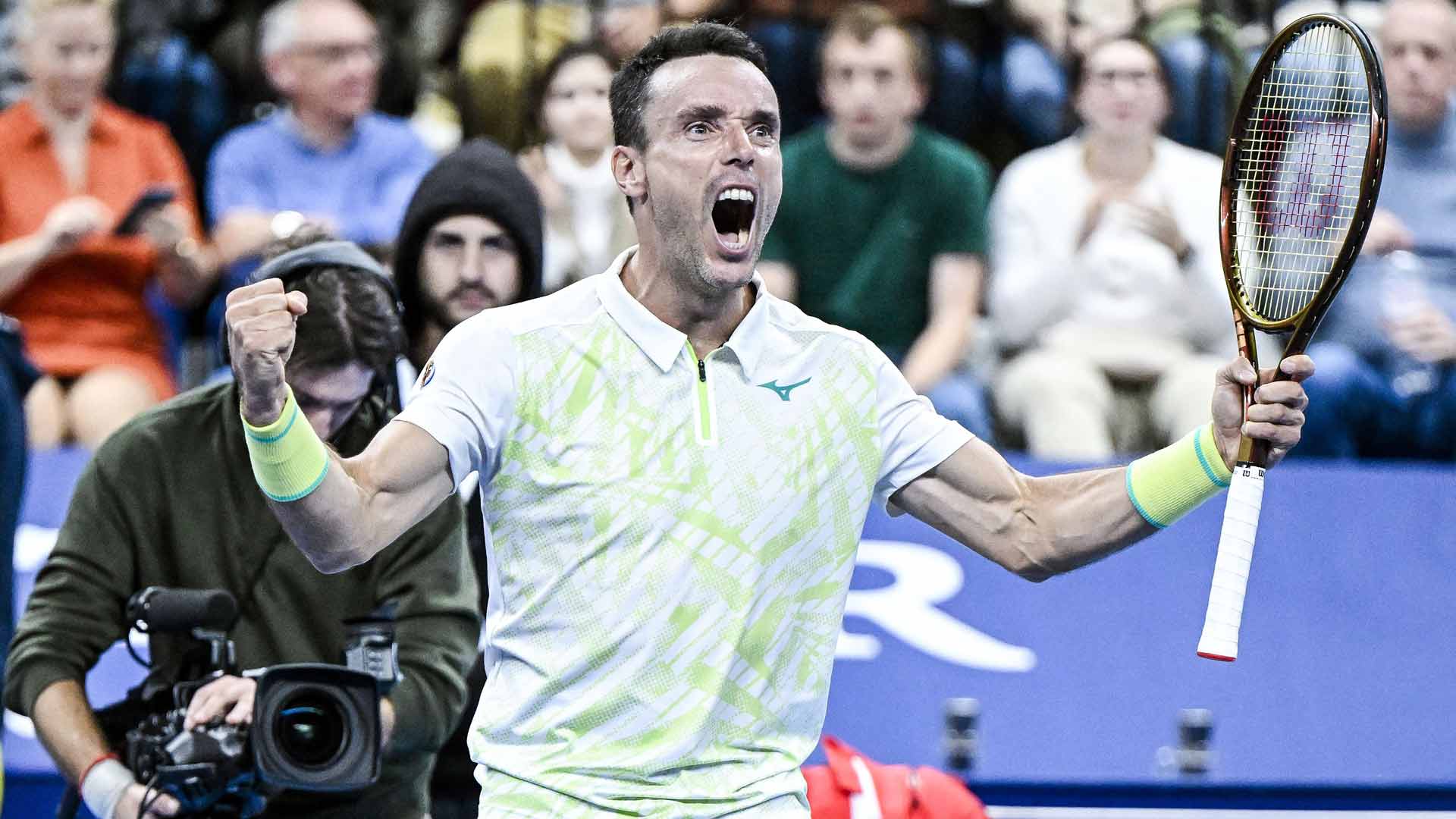 El mejor resultado de Roberto Bautista Agut en 2024 llegó en Amberes con su título No. 12 en el ATP Tour.