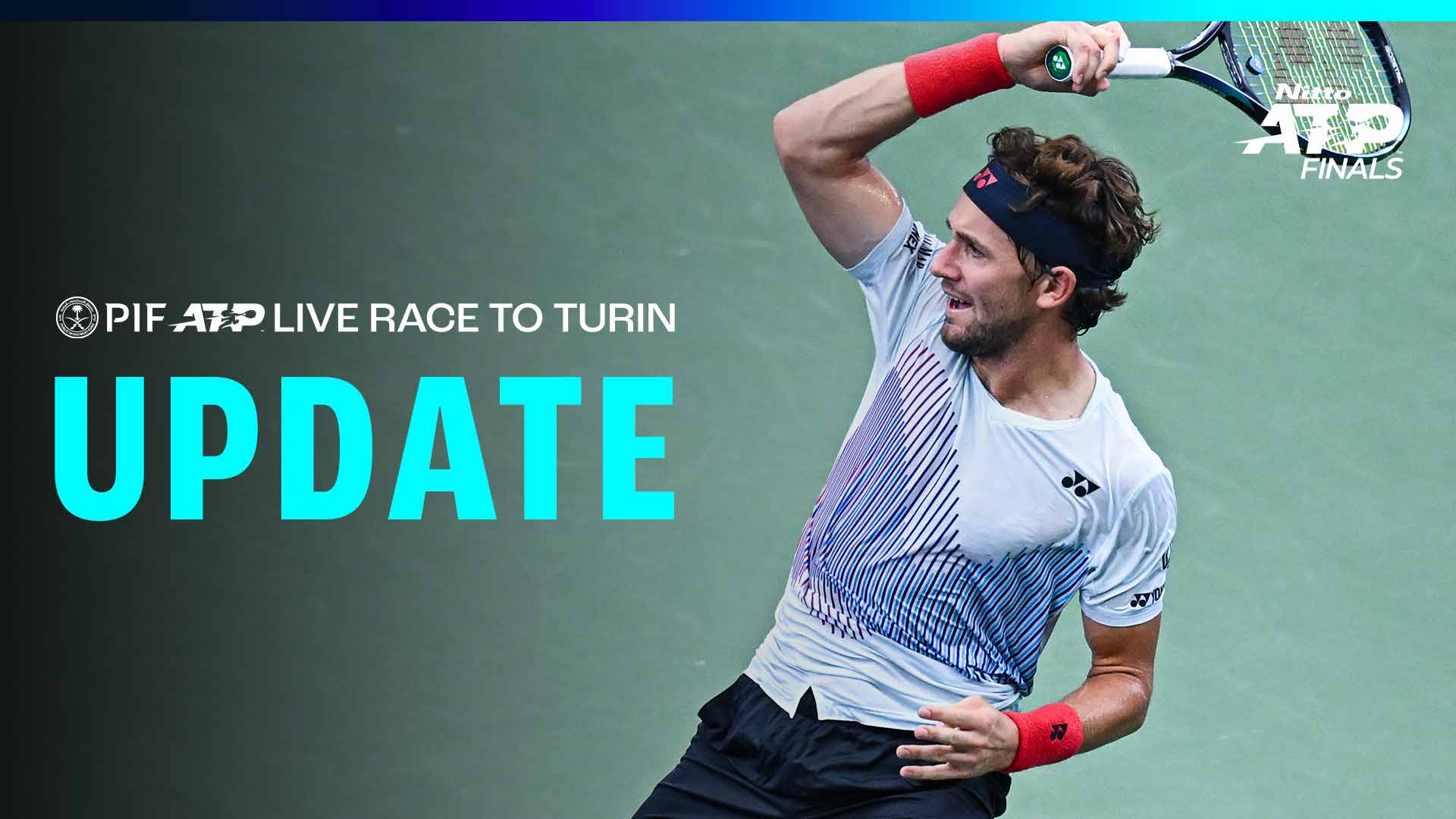 Casper Ruud is seventh in the PIF ATP Live Race To Turin.