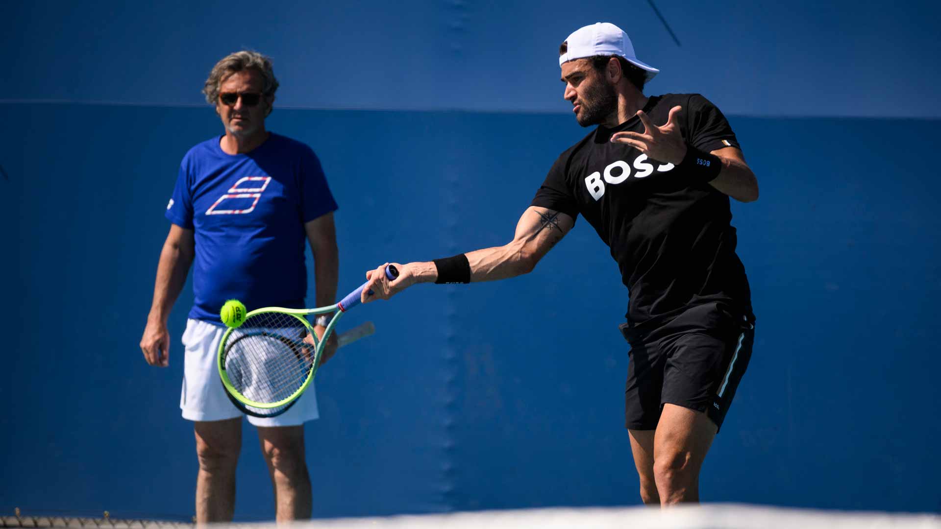 Francisco Roig coached Matteo Berrettini for the 2024 season.