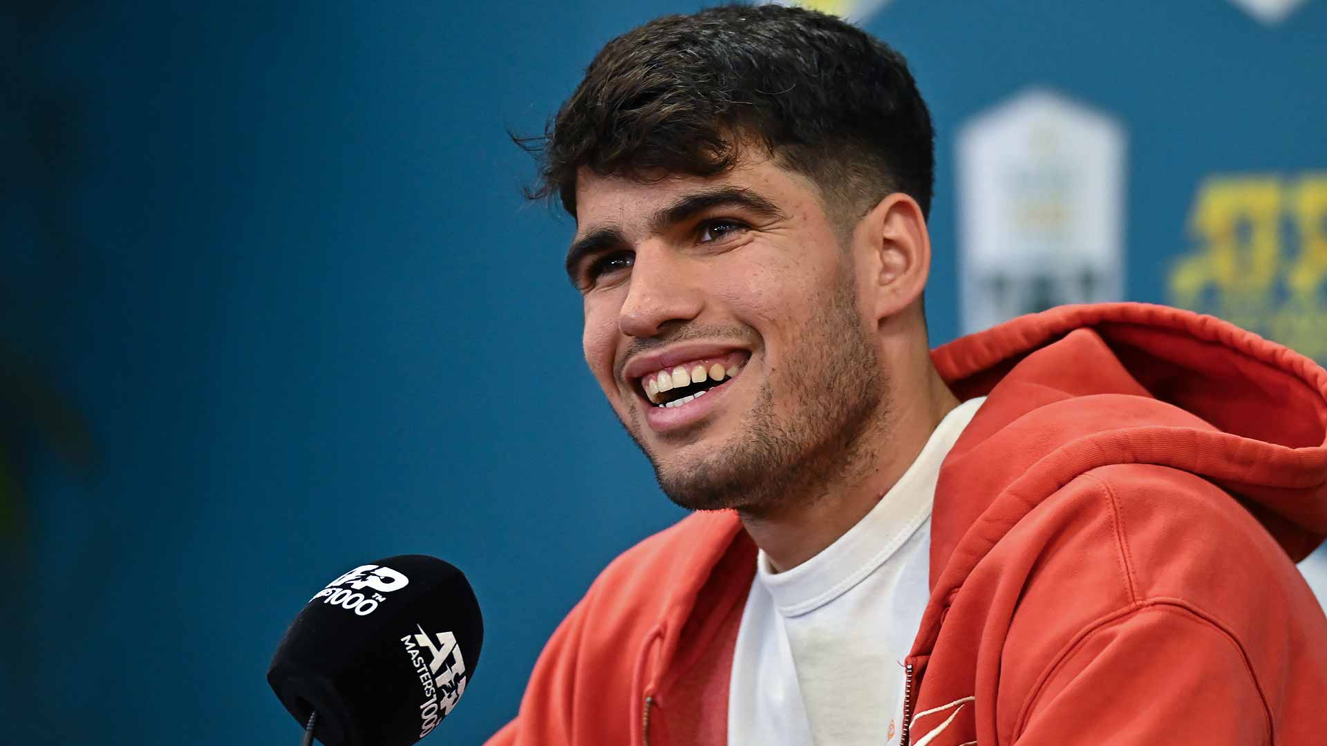 Carlos Alcaraz is the second seed at the Rolex Paris Masters.
