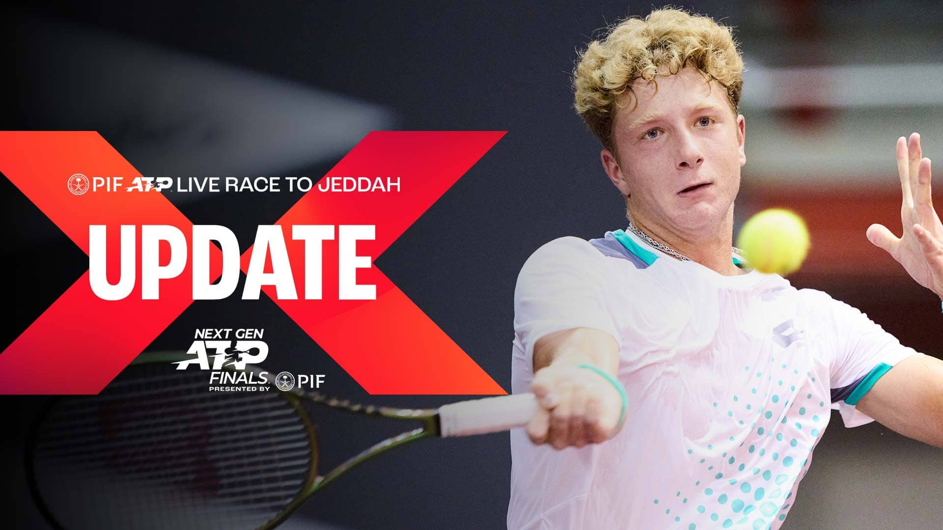 Martin Landaluce is eighth in the PIF ATP Live Race To Jeddah.