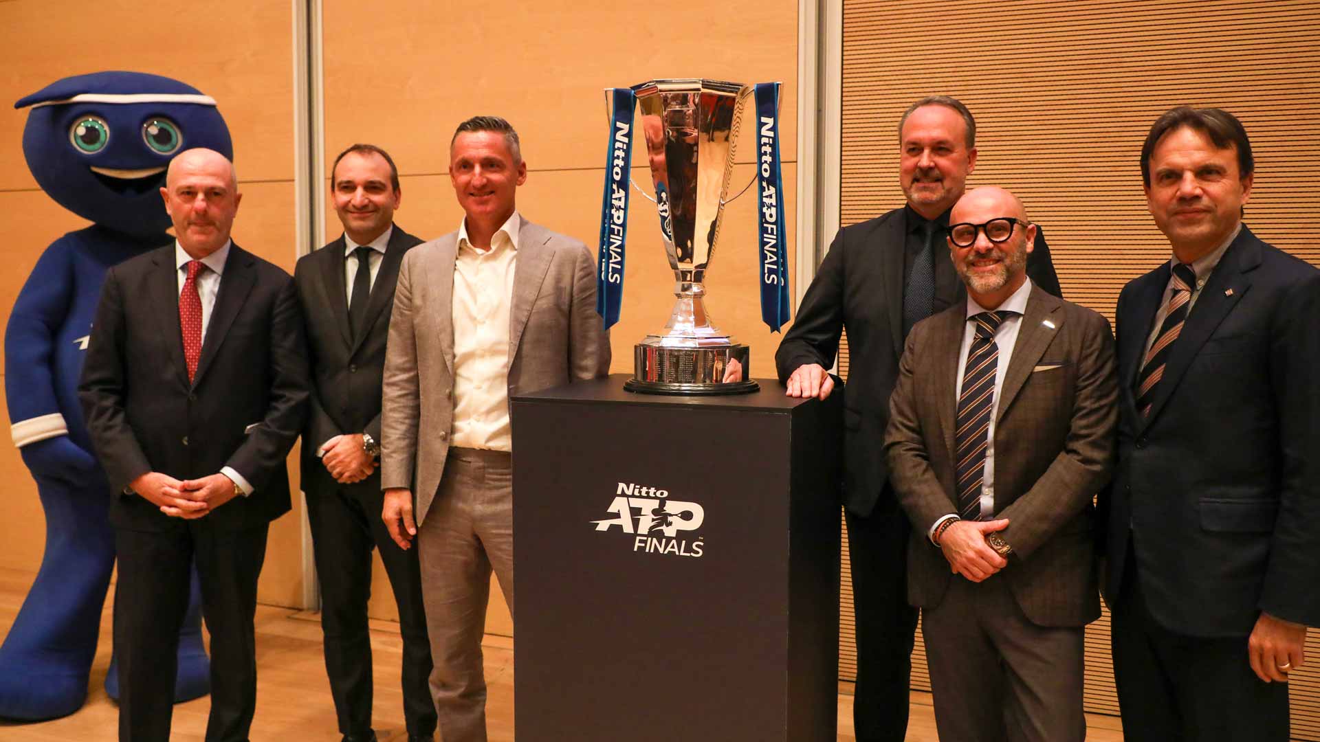 <a href='https://www.atptour.com/en/players/andrea-gaudenzi/g254/overview'>Andrea Gaudenzi</a> at the <a href='https://www.atptour.com/en/tournaments/nitto-atp-finals/605/overview'>Nitto ATP Finals</a> draw