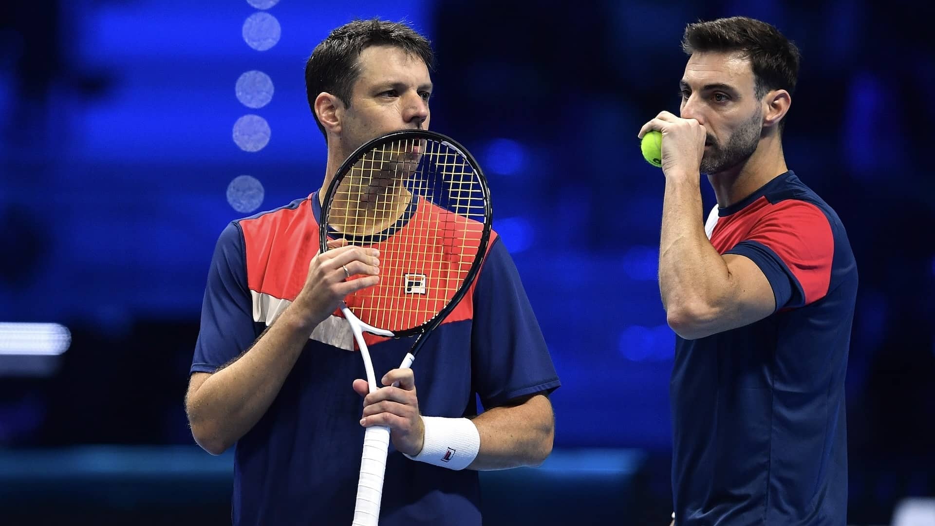 Marcel Granollers y Horacio Zeballos, durante un partido en las pasadas Nitto ATP Finals.
