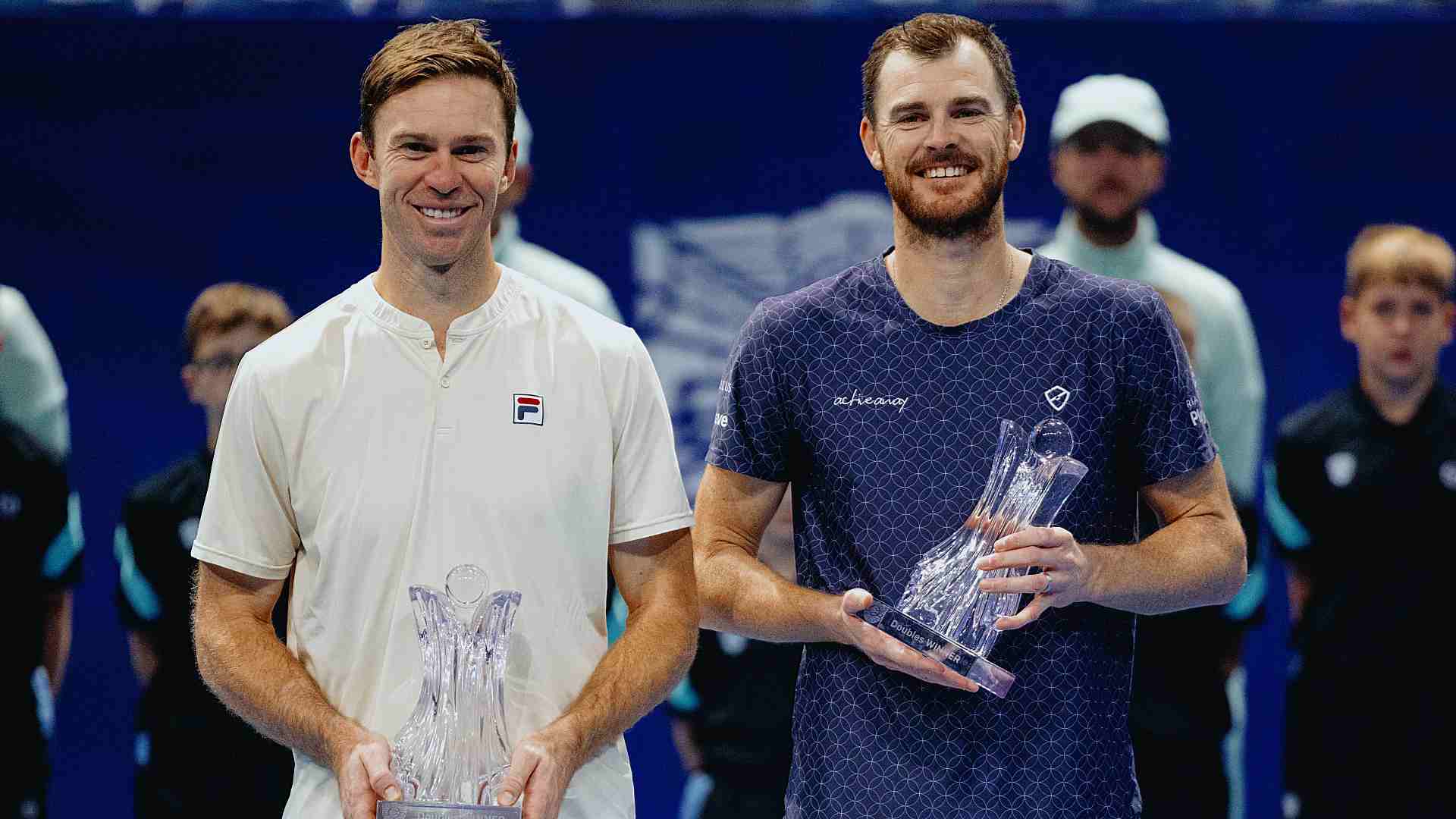 John Peers and Jamie Murray win the 2024 Belgrade Open. 