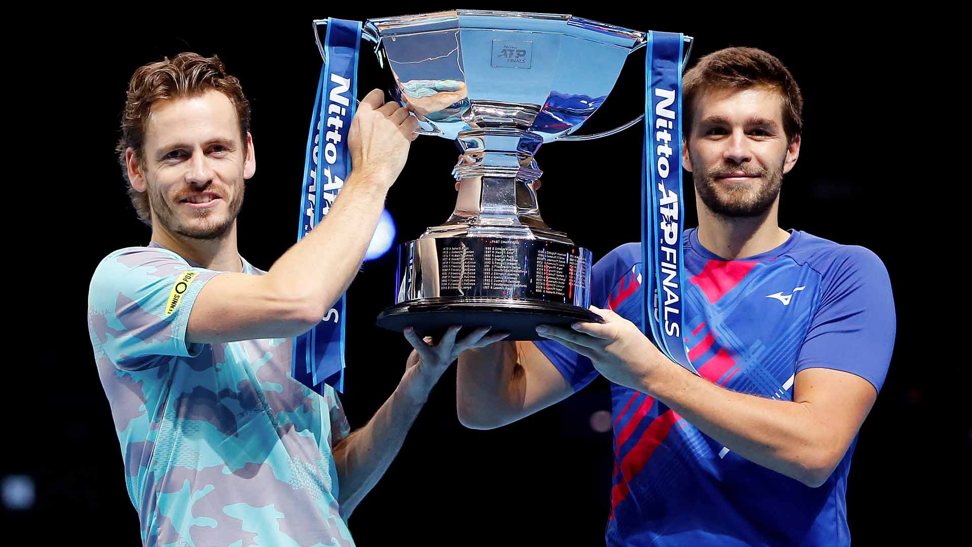 <a href='https://www.atptour.com/en/players/wesley-koolhof/kc41/overview'>Wesley Koolhof</a> and <a href='https://www.atptour.com/en/players/nikola-mektic/mf09/overview'>Nikola Mektic</a>