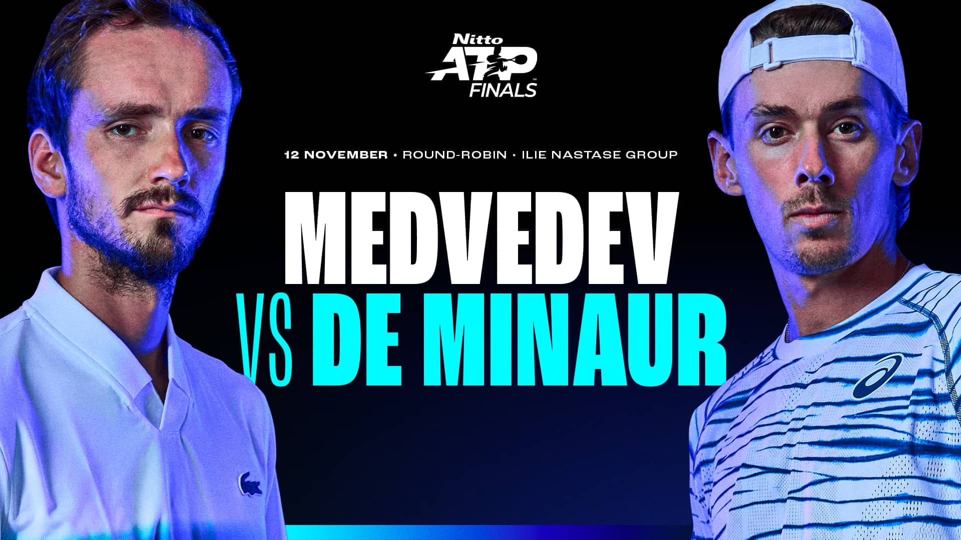<a href='https://www.atptour.com/en/players/daniil-medvedev/mm58/overview'>Daniil Medvedev</a> and <a href='https://www.atptour.com/en/players/alex-de-minaur/dh58/overview'>Alex de Minaur</a>