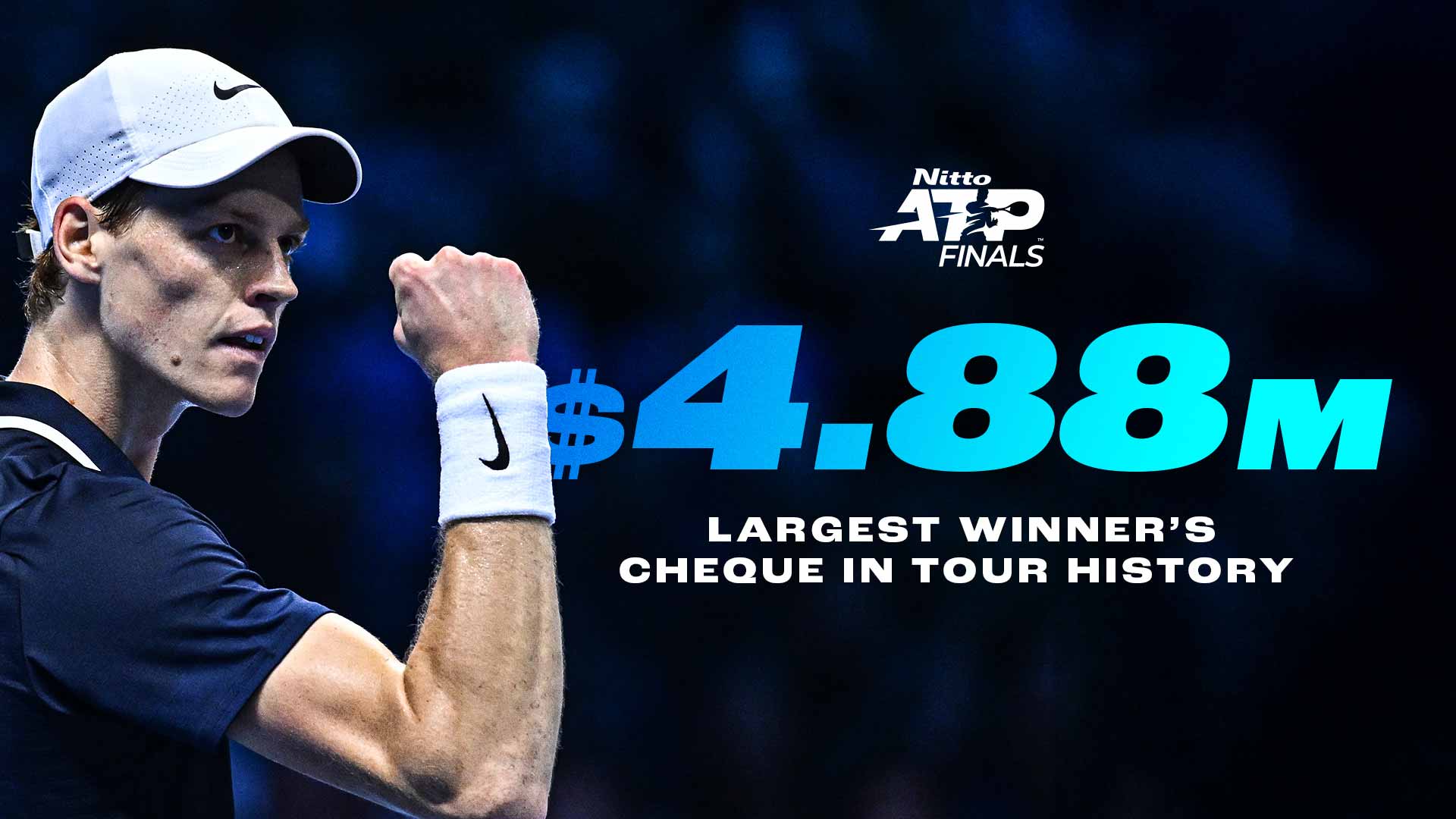Jannik Sinner is the first Italian Nitto ATP Finals champion in history.
