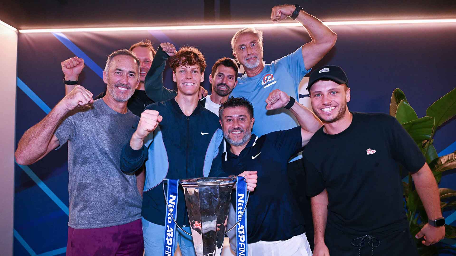 Photo Gallery: Inside Sinner's locker room celebrations