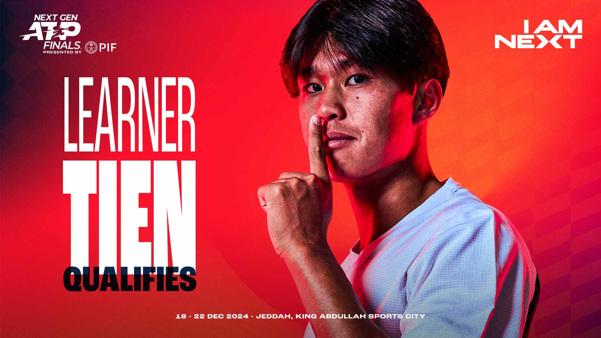 Learner Tien has won three ATP Challenger Tour titles this year.