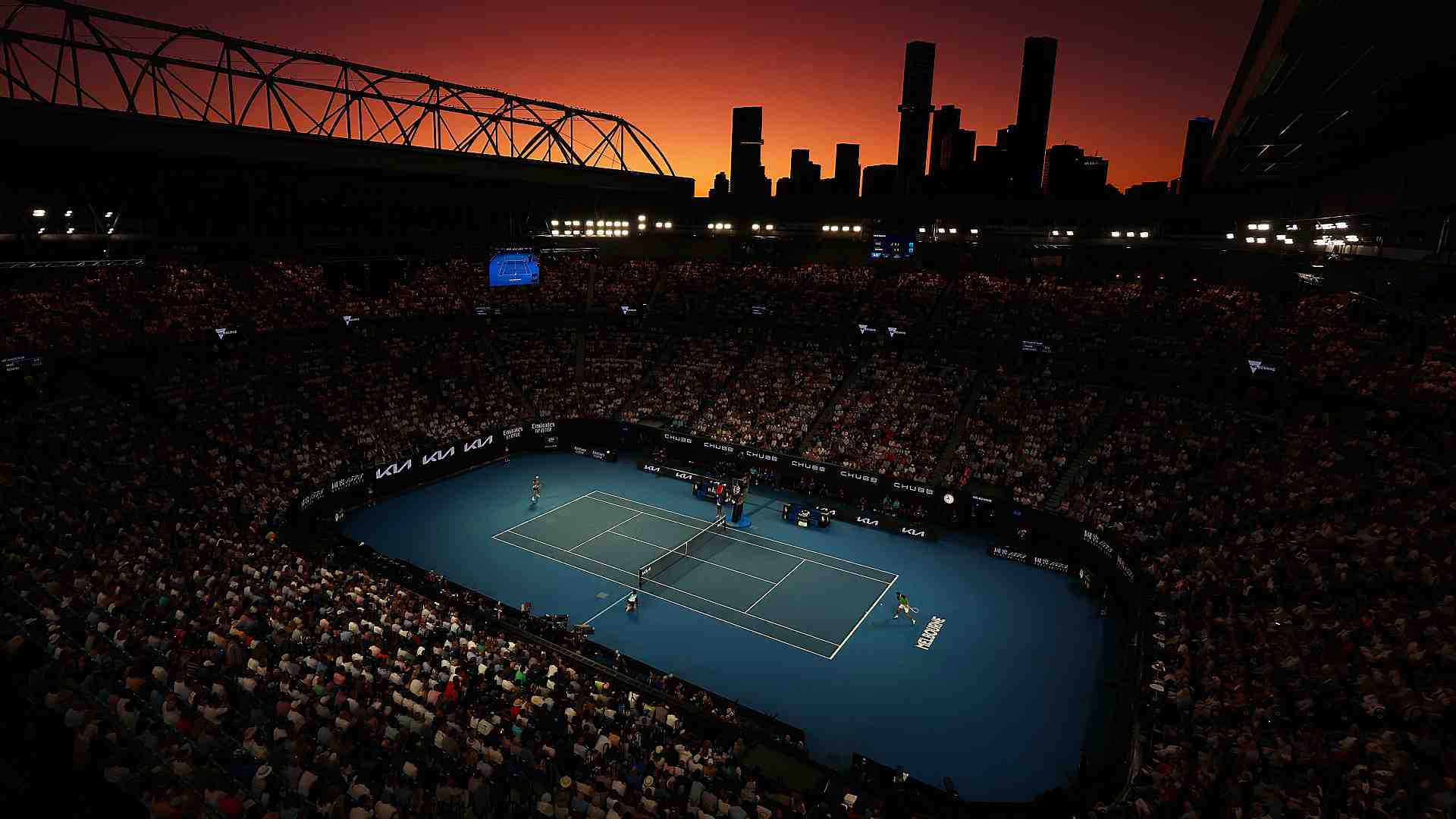 The 2025 Australian Open will take place from 12-26 January at Melbourne Park.