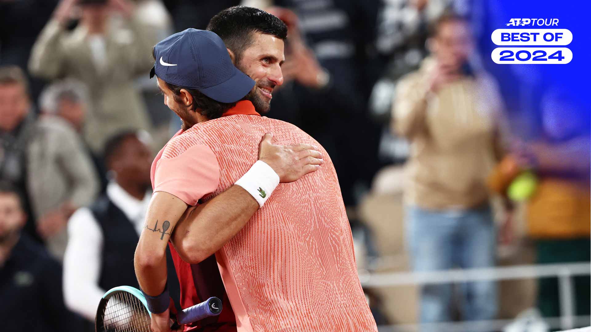 Novak Djokovic and Lorenzo Musetti played a memorable five-setter at Roland Garros.