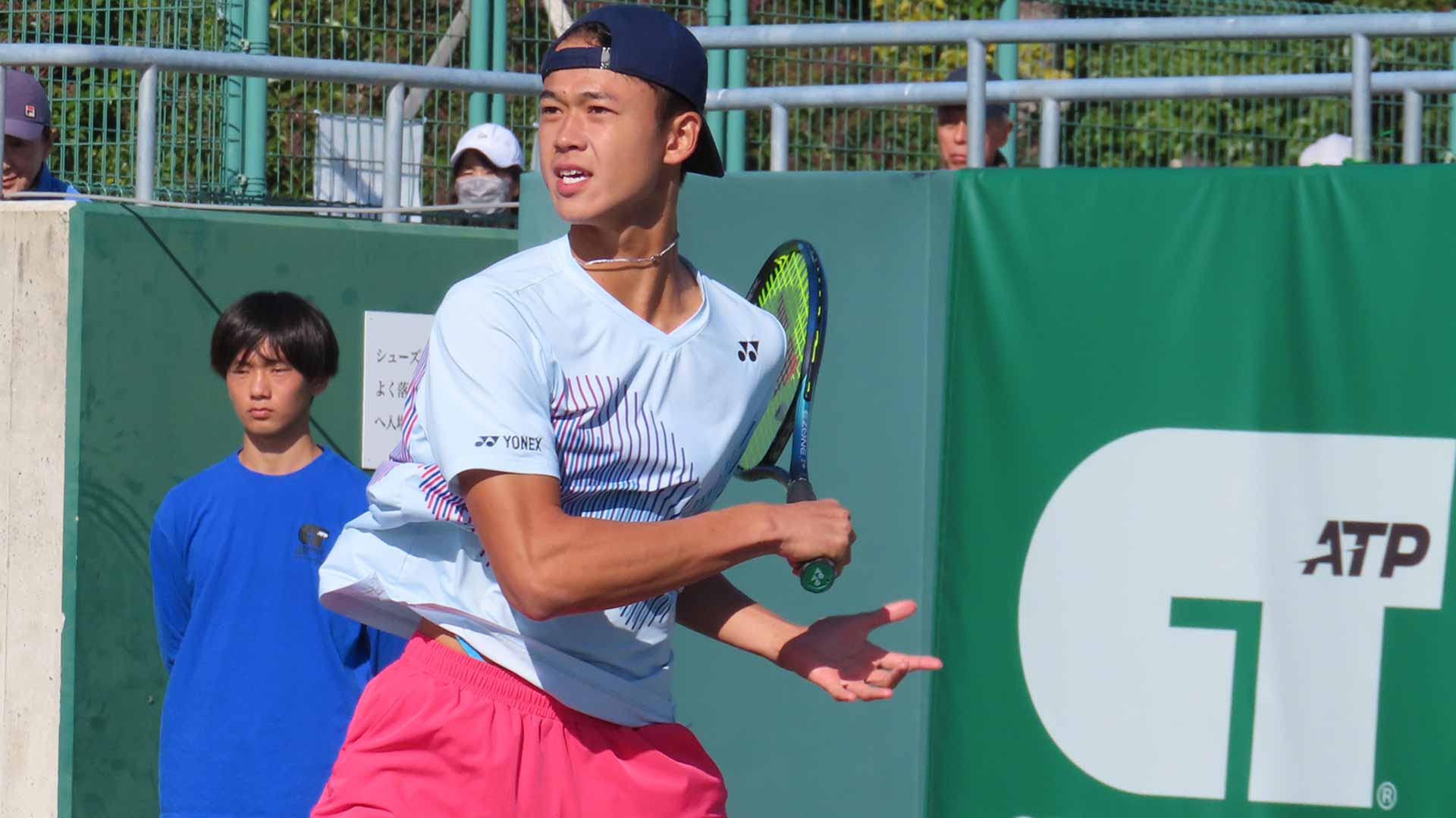 Rei Sakamoto is the second-youngest Japanese winner in ATP Challenger Tour history.