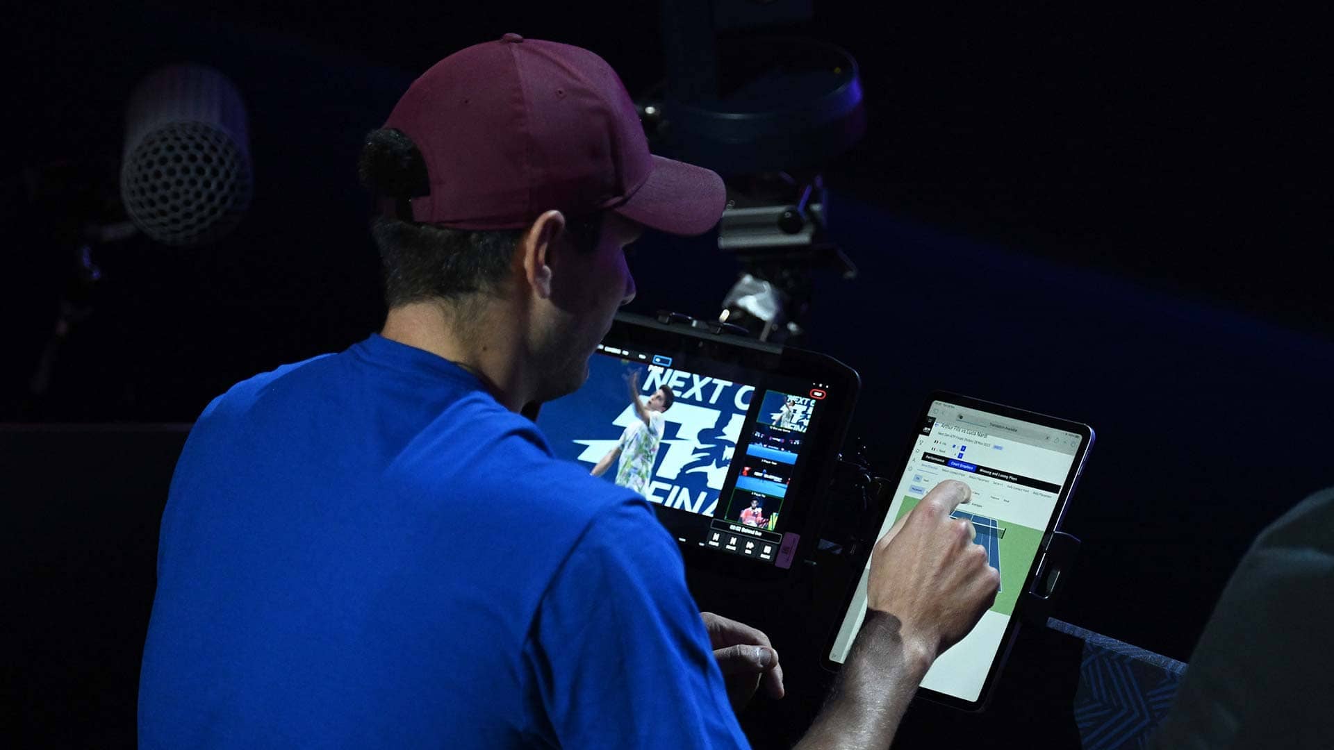 The Tennis IQ match data platform will be available to coaches sitting courtside in Jeddah.