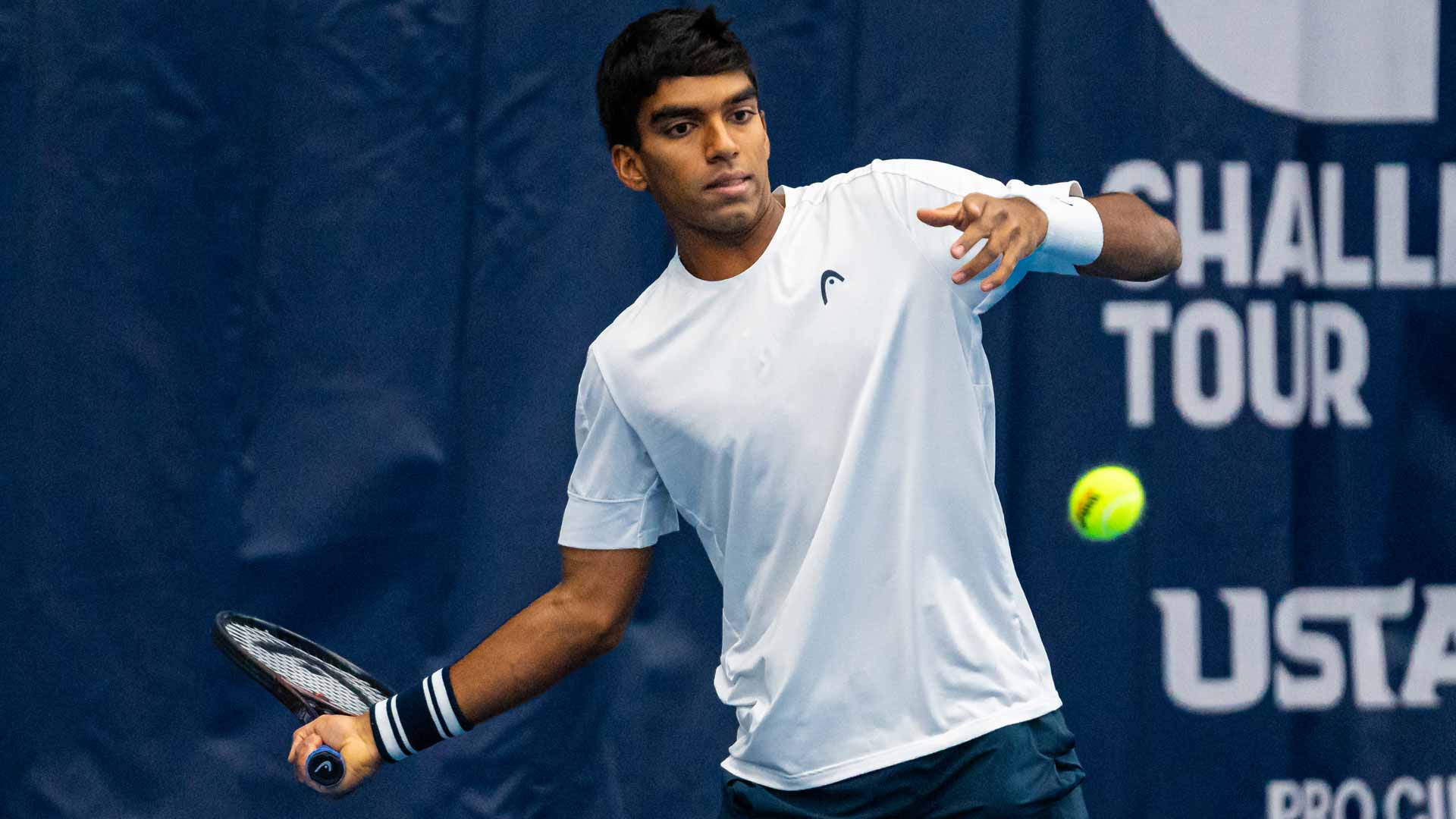 Nishesh Basavareddy is at a career-high No. 138 in the PIF ATP Rankings.