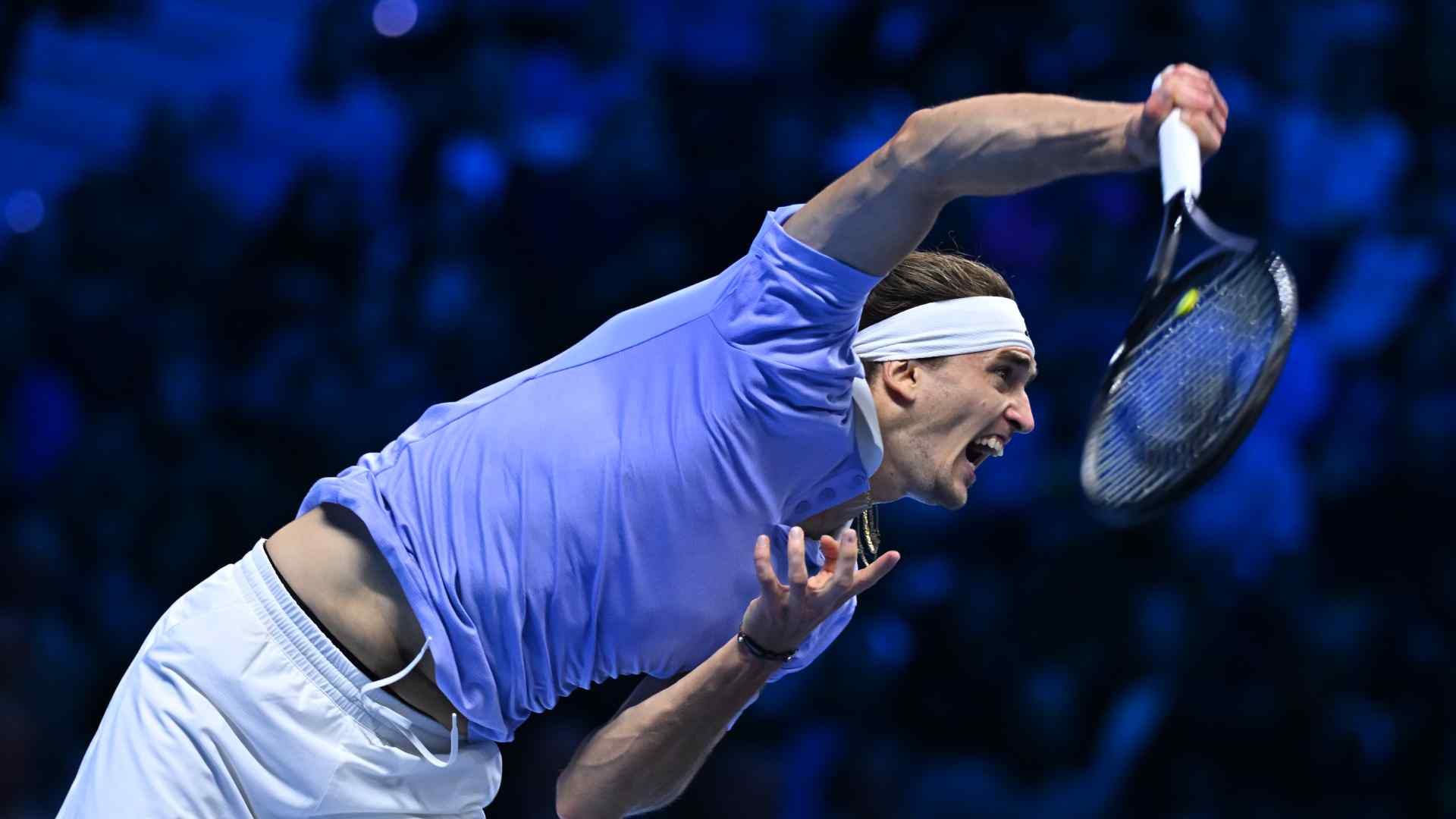 Alexander Zverev hit 797 aces in 2024.
