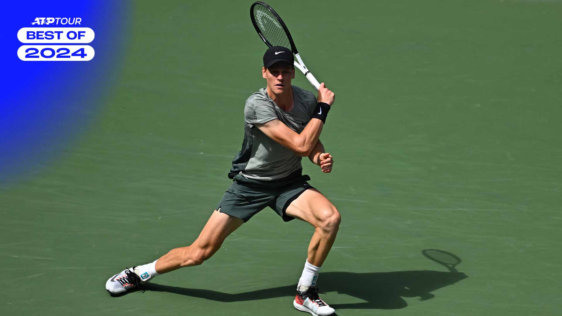 Jannik Sinner finished 2024 with a 73-6 match record.