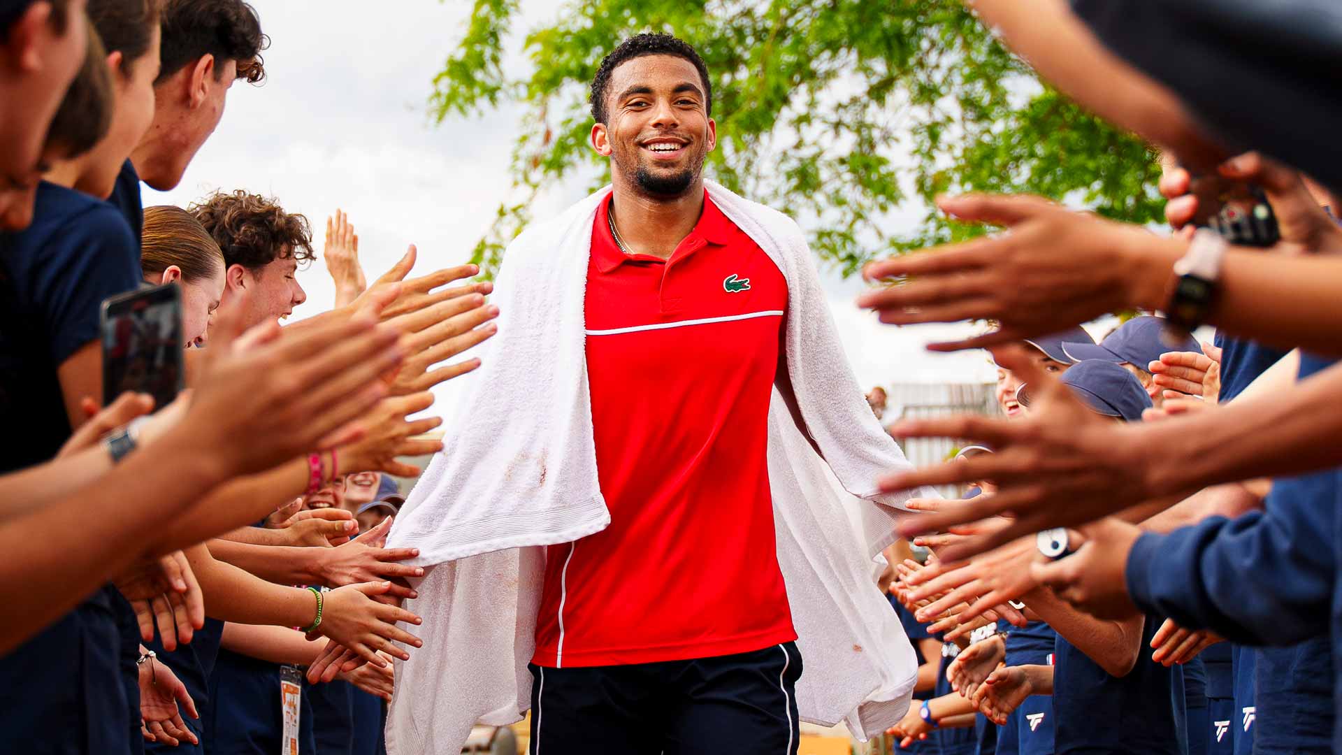 Arthur Fils at the Bordeaux Challenger in May.