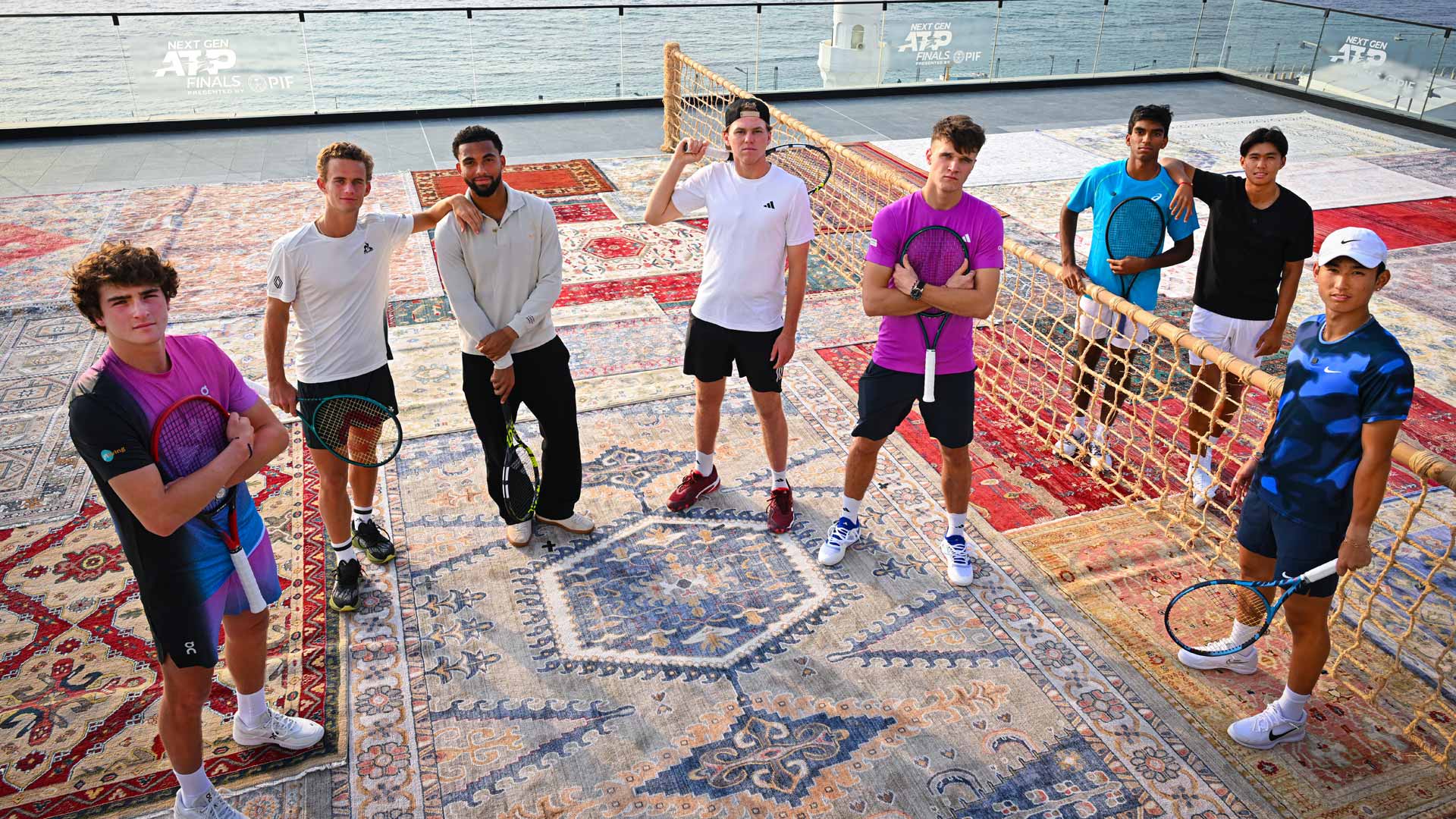Media day at <a href='https://www.atptour.com/en/tournaments/next-gen-atp-finals/7696/overview'>Next Gen ATP Finals presented by PIF</a>.
