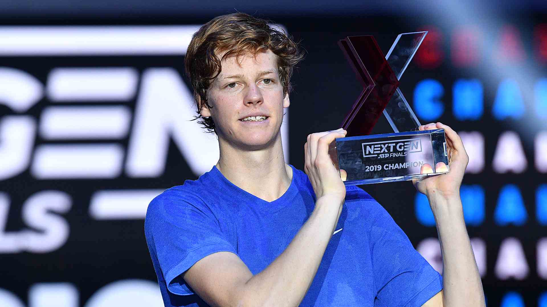 Jannik Sinner wins the 2019 Next Gen ATP Finals presented by PIF. 