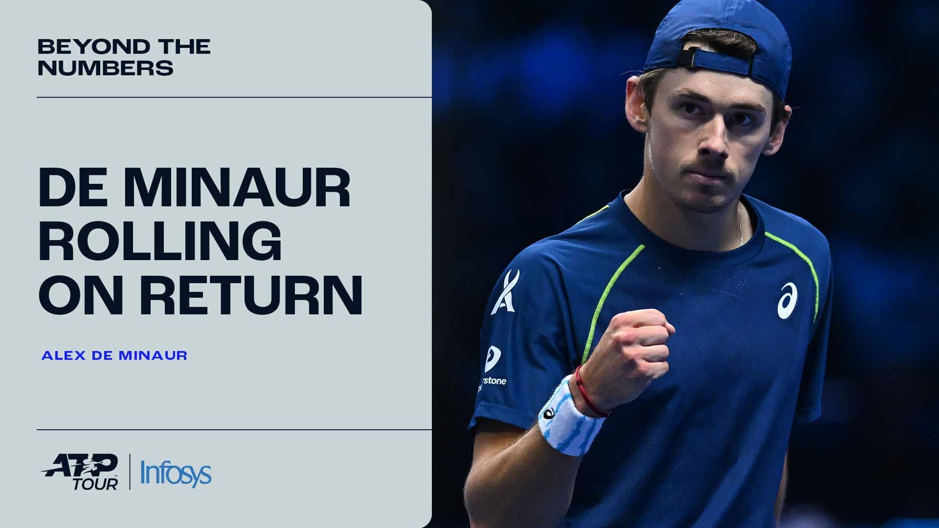 Alex de Minaur broke serve at a higher rate than any other player on Tour in 2024.