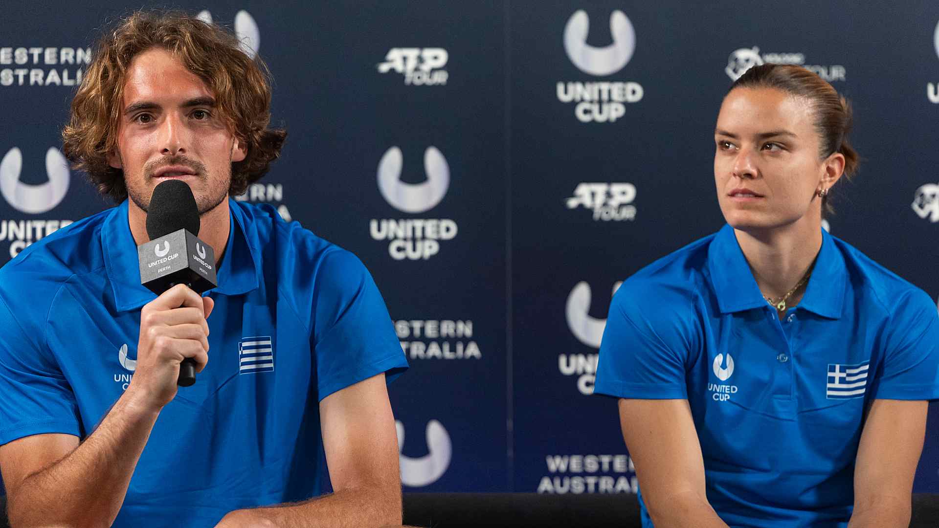 <a href='https://www.atptour.com/en/players/stefanos-tsitsipas/te51/overview'>Stefanos Tsitsipas</a>, Maria Sakkari 