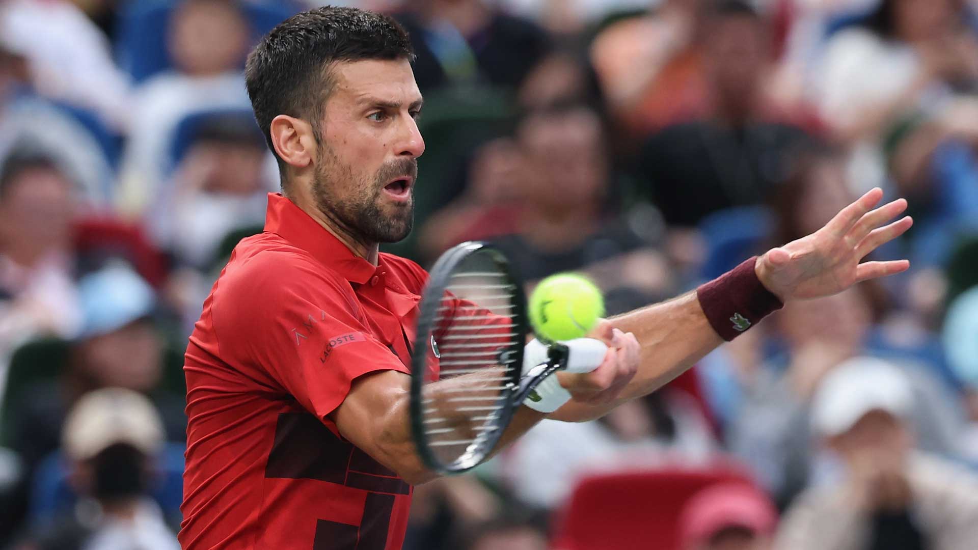 Novak Djokovic most recently competed in Shanghai, where he reached the final.
