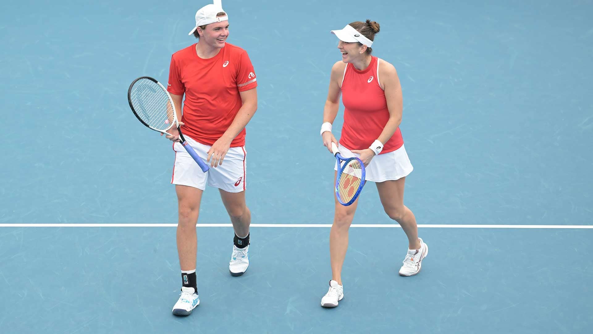 Dominic Stricker and Belinda Bencic lead Switzerland to a 2-1 victory against France Saturday at the United Cup.