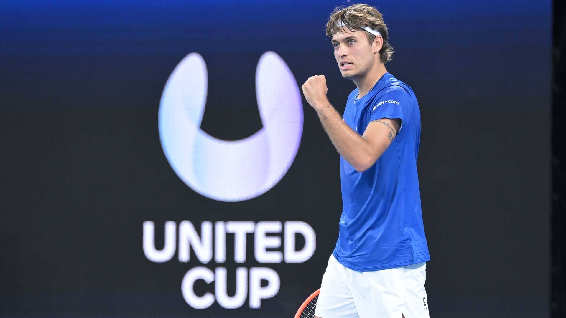 Flavio Cobolli defeats Dominic Stricker on Sunday in Sydney to take a 2-0 lead in their Lexus ATP Head2Head series.